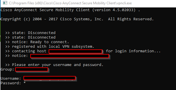 Cisco Anyconnect Vpn Not Typing Full Password