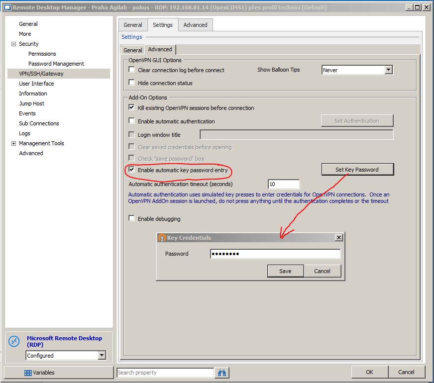 Enter management password openvpn windows как исправить