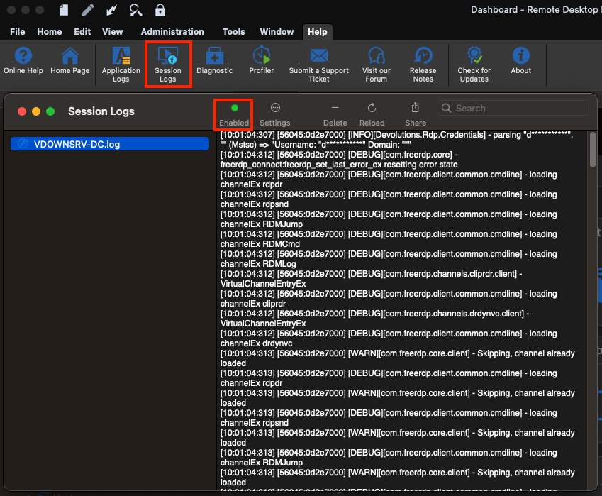 SSH Logging