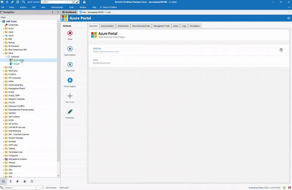 Sub Connection - Start script via RDM agent