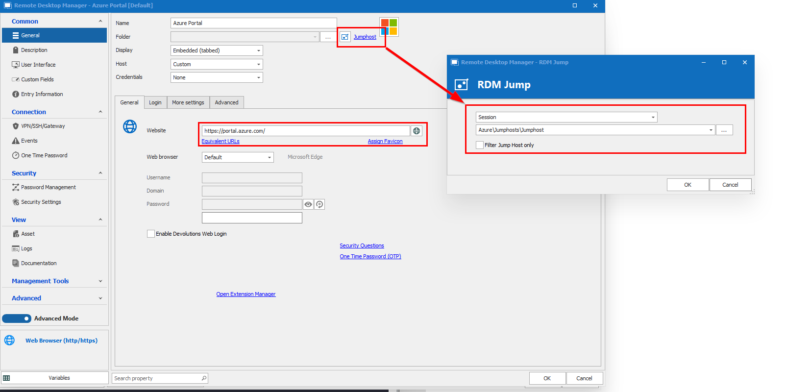 Sub Connection - Start script via RDM agent