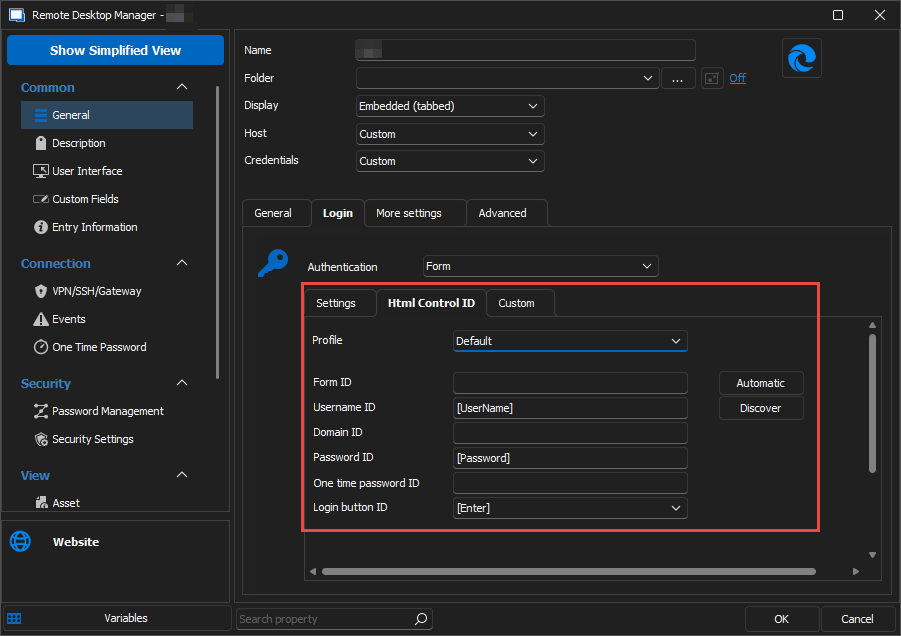Sub Connection - Start script via RDM agent