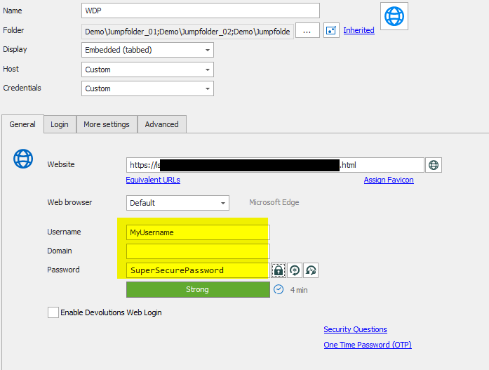 Sub Connection - Start script via RDM agent