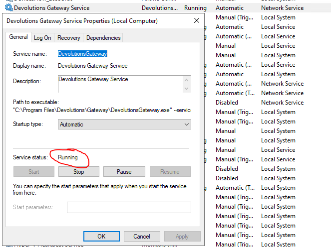 After updating to version 24.3.3 the Devolutions Gateway Service ...