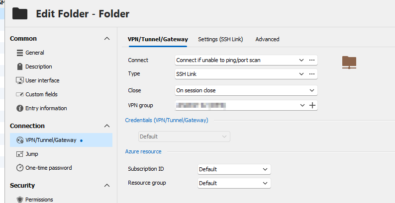 Session VPN: Configure Fallback IP