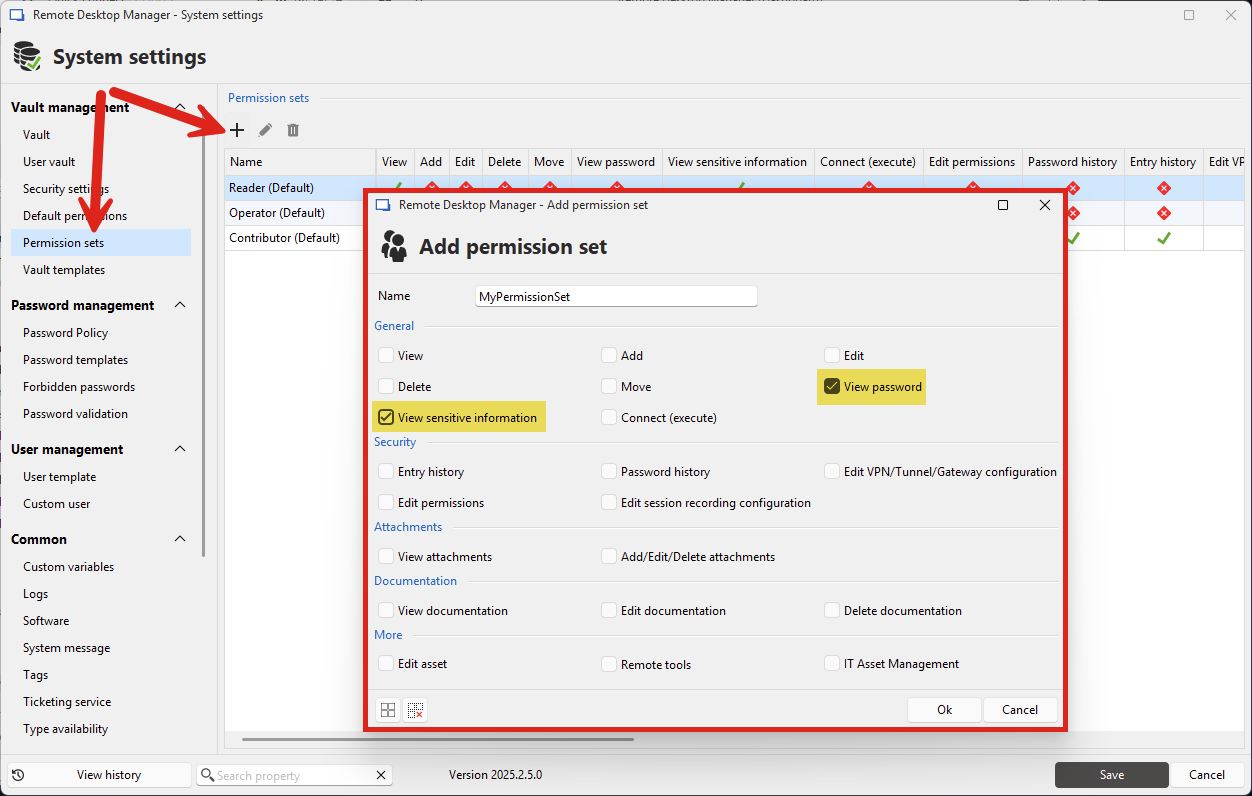 Include sensitive information in Checkout and Temporary Access