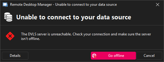 Changes to the offline/maintenance mode of Devolutions Server