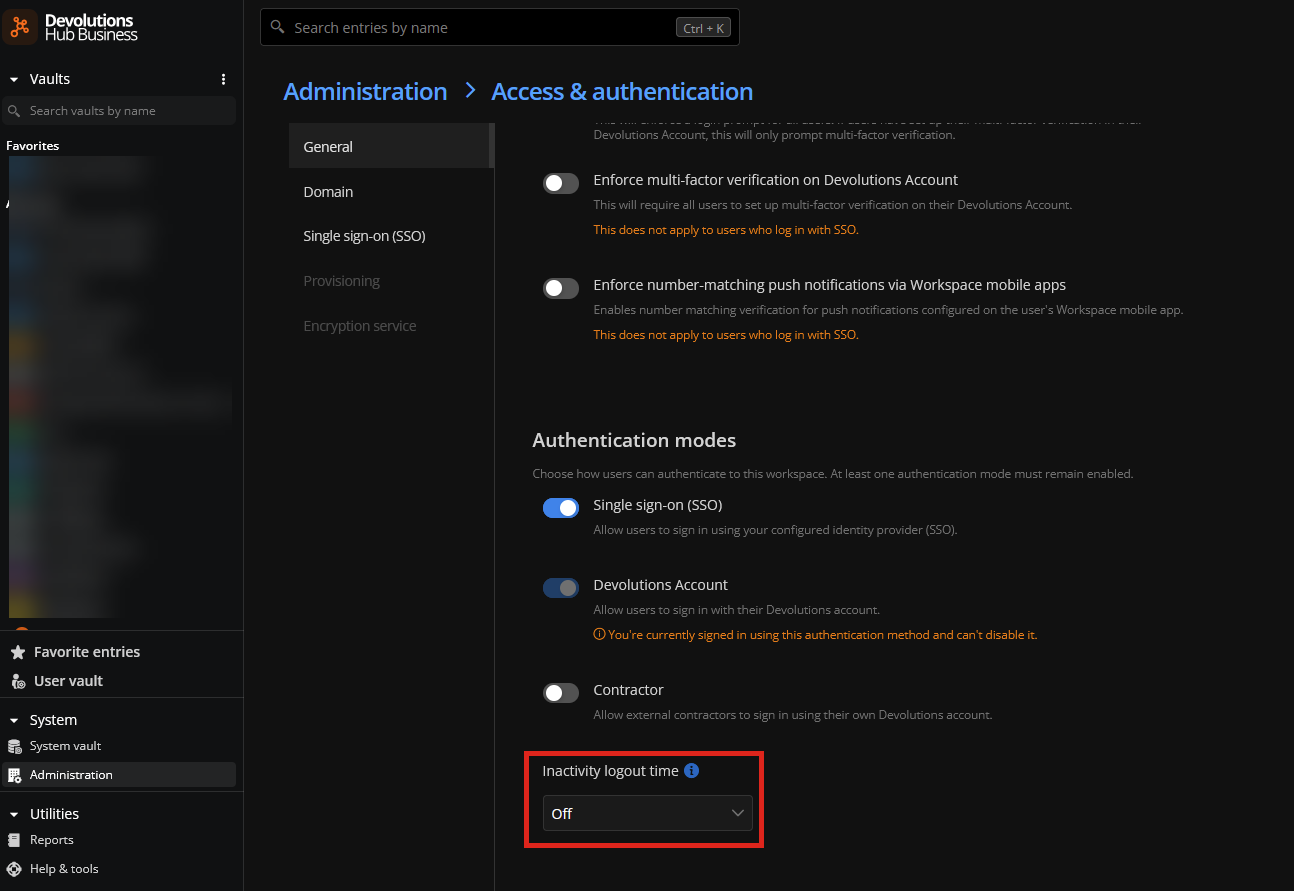 Lock RDM Console with Devolutions Account