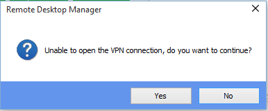 open vpn with devolutions remote desktop manager