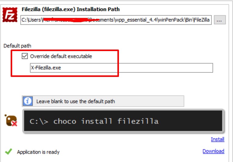 filezilla command line example